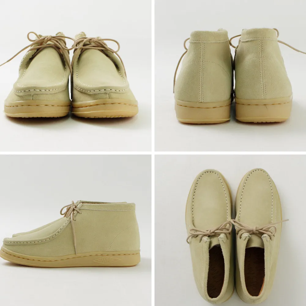 MANEBU Leather Shoes & Boots^/ Boomid Suede Chukka Shoes