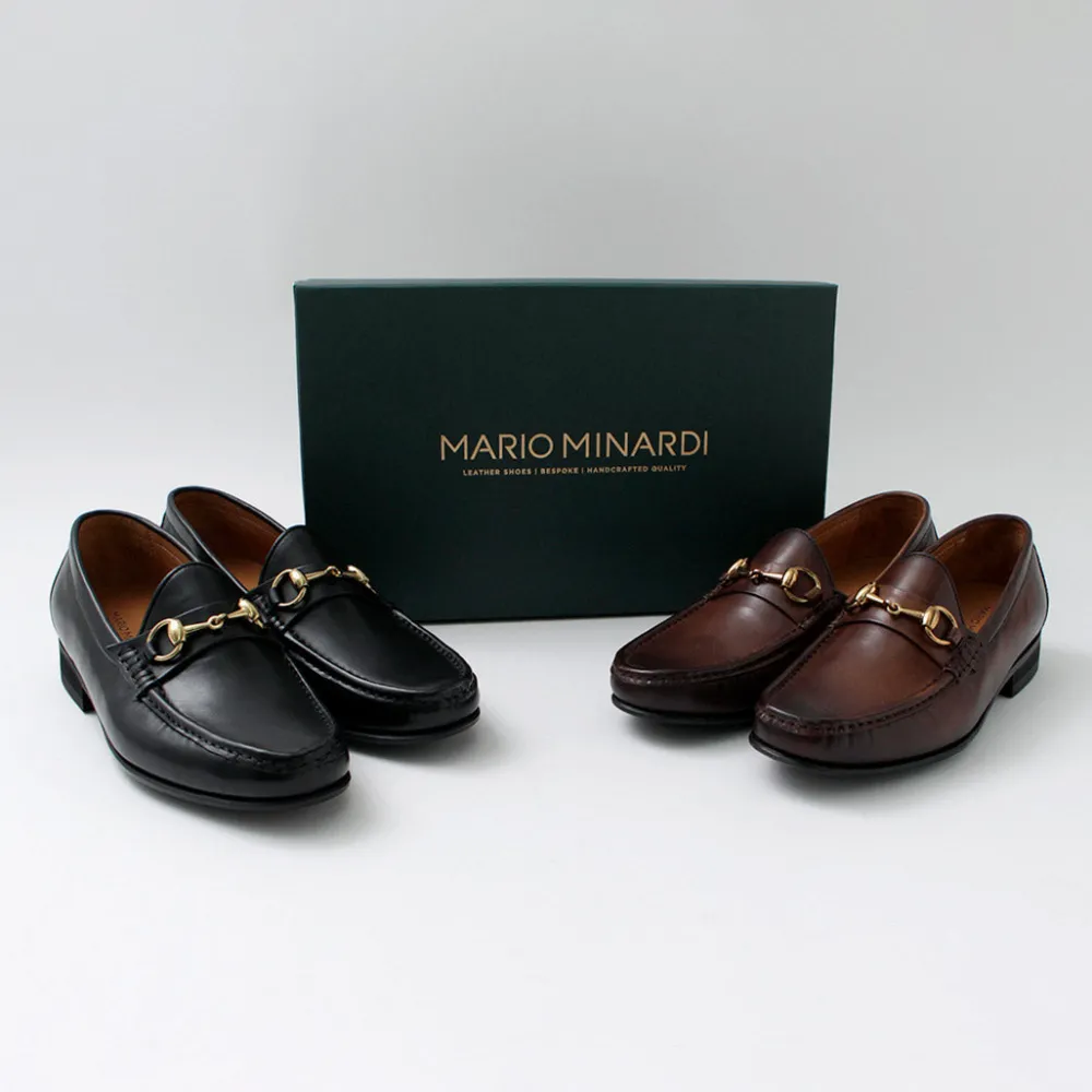 MARIO MINARDI Leather Shoes & Boots^/ Bit Loafers