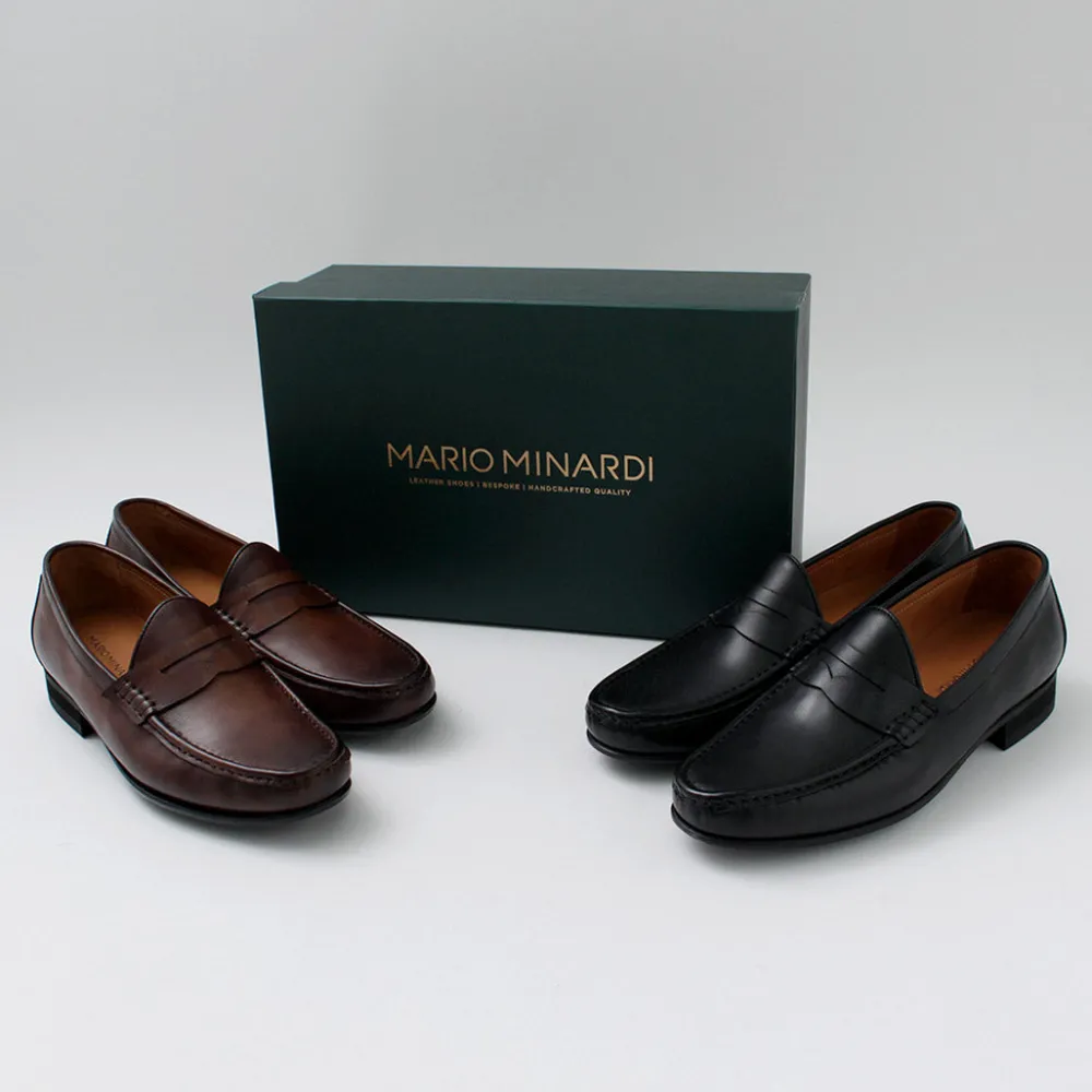 MARIO MINARDI Leather Shoes & Boots^/ Coin Loafer