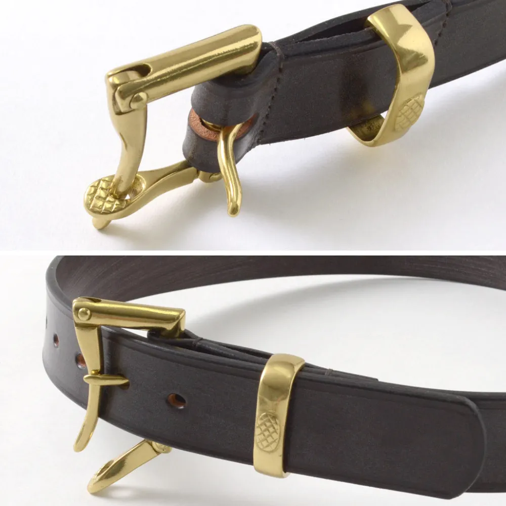 MARTIN FAIZEY Belts^/ 1.5 inch (38mm) Quick Release Belt Leather Belt