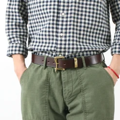 MARTIN FAIZEY Belts^/ 1.5 inch (38mm) Quick Release Belt Leather Belt