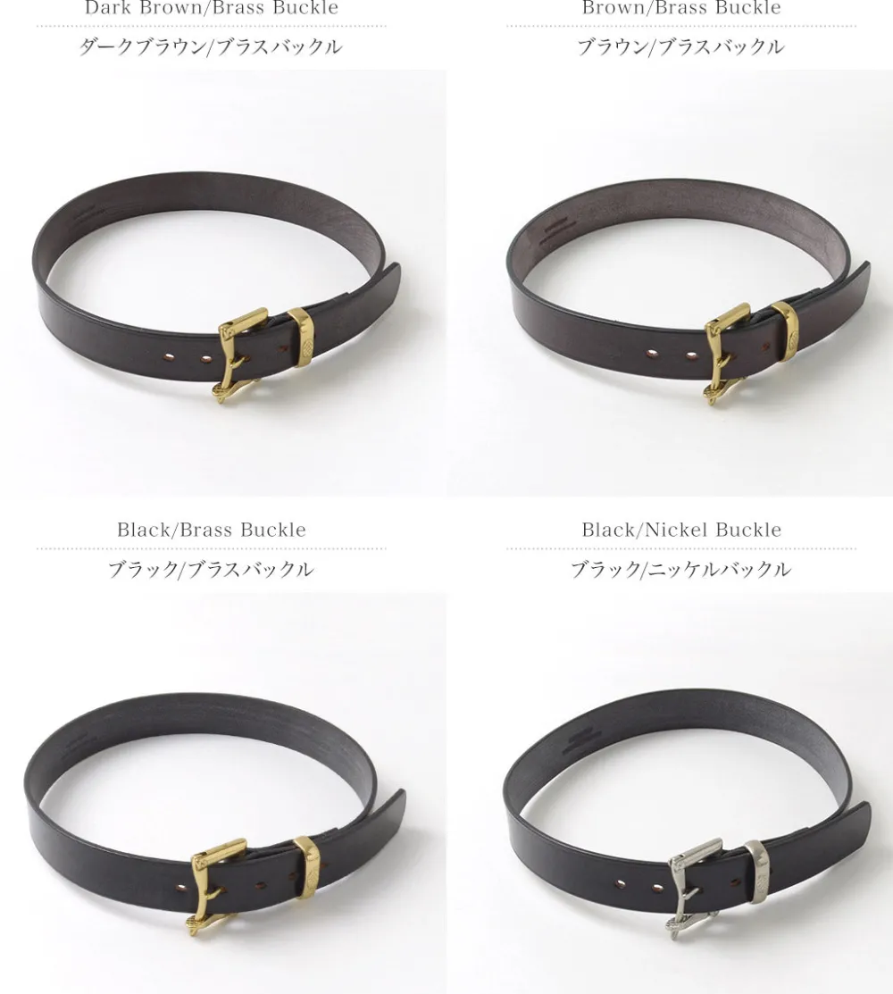 MARTIN FAIZEY Belts^/ 1.5 inch (38mm) Quick Release Belt Leather Belt