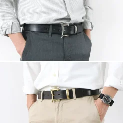 MARTIN FAIZEY Belts^/ 1.5 inch (38mm) Quick Release Belt Leather Belt