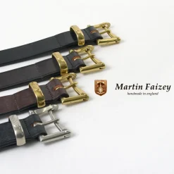 MARTIN FAIZEY Belts^/ 1.5 inch (38mm) Quick Release Belt Leather Belt