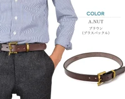 MARTIN FAIZEY Belts^/ 1.25 inch (30mm) quick release leather belt