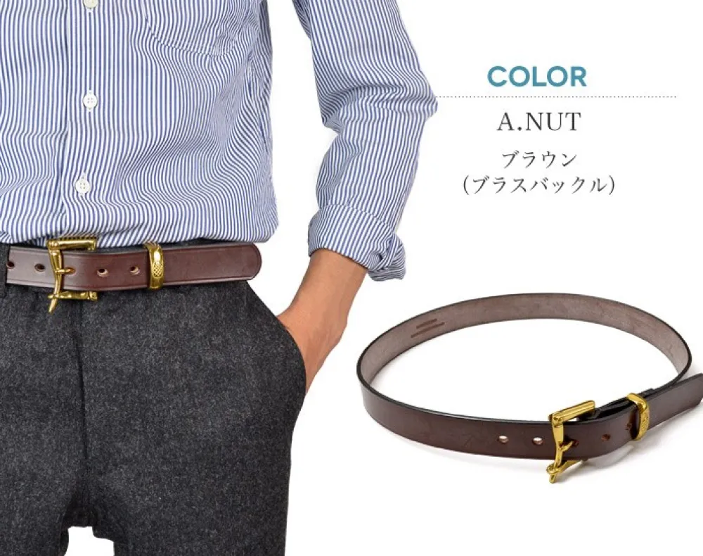 MARTIN FAIZEY Belts^/ 1.25 inch (30mm) quick release leather belt