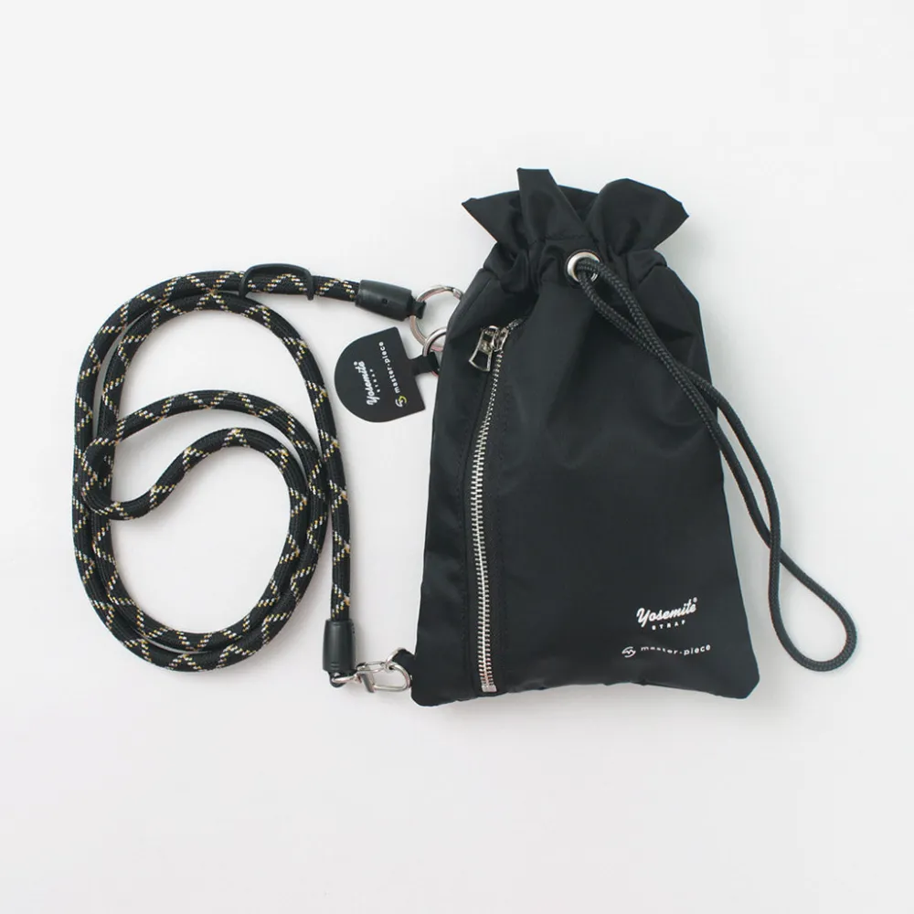 MASTER-PIECE Other Goods^/ YOSEMITE STRAP× Drawstring & Mobile Strap black