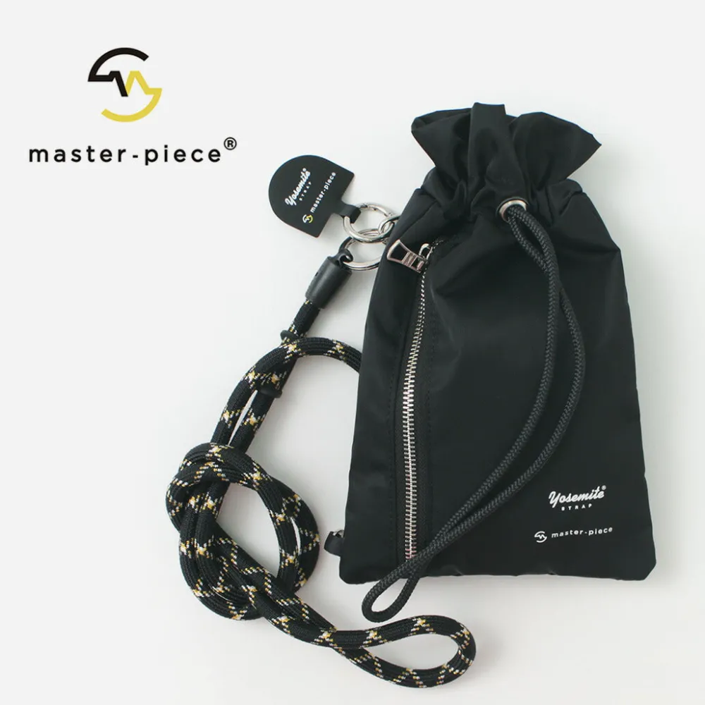 MASTER-PIECE Other Goods^/ YOSEMITE STRAP× Drawstring & Mobile Strap black