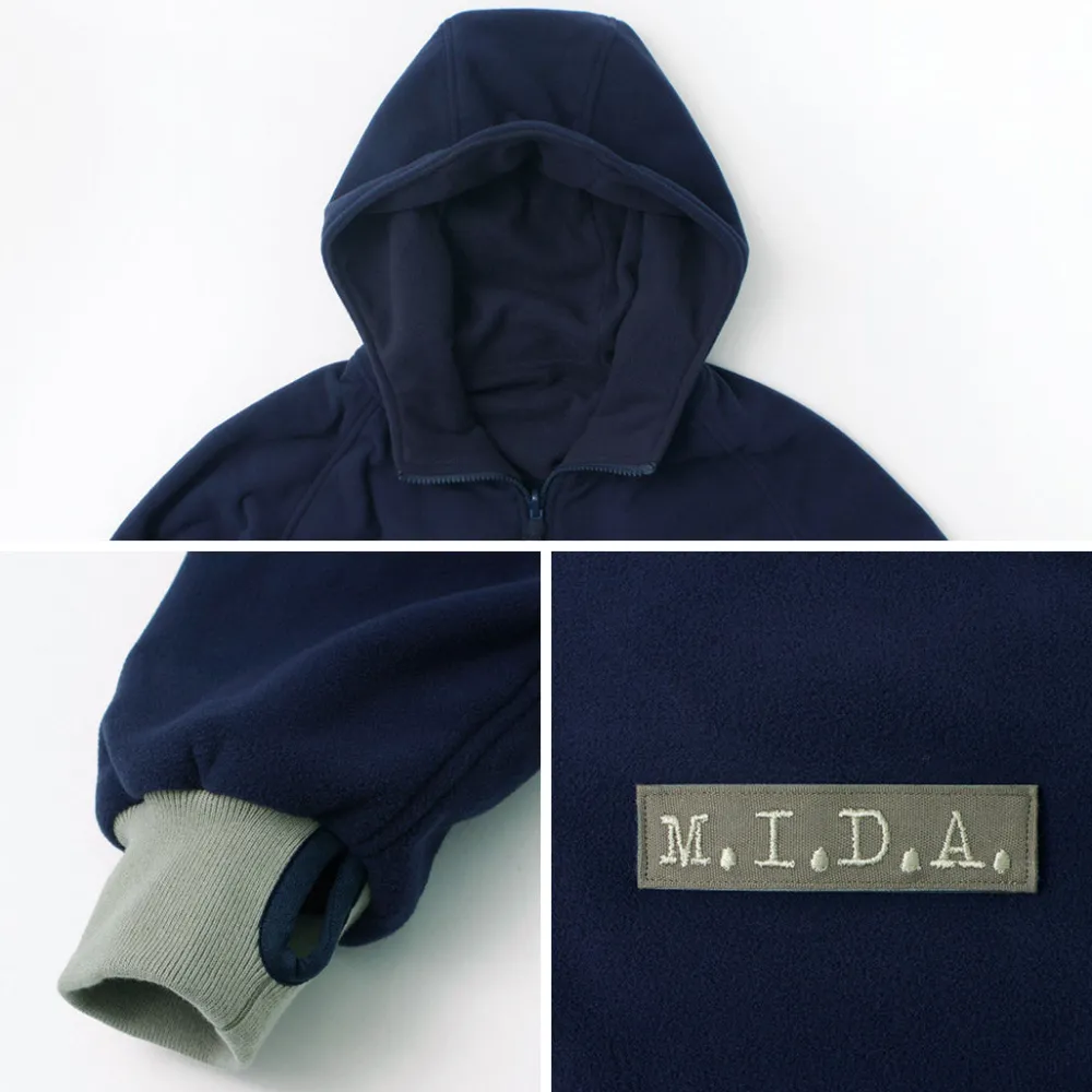 M.I.D.A. Jackets^/ Polartec Boa fleece ZIP-UP