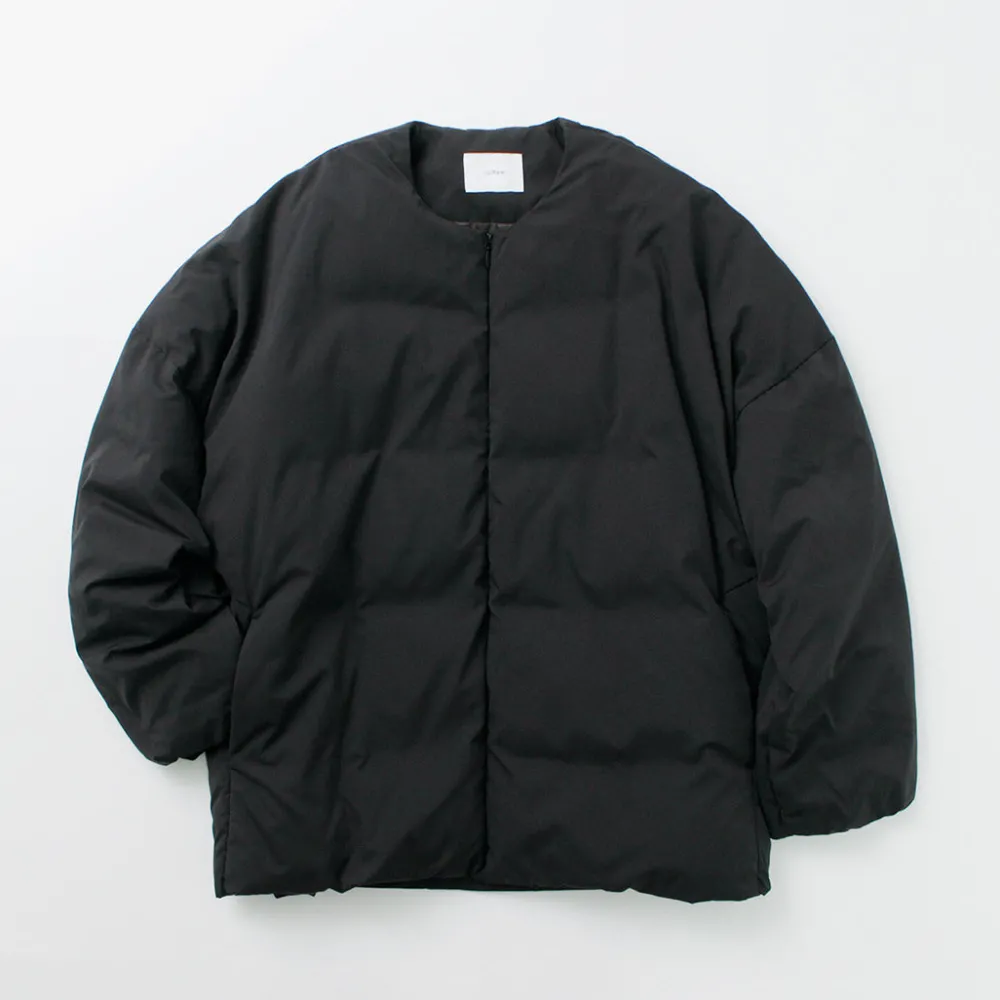 MIFFEW Down Wear^/ Collarless Over Down Jacket black