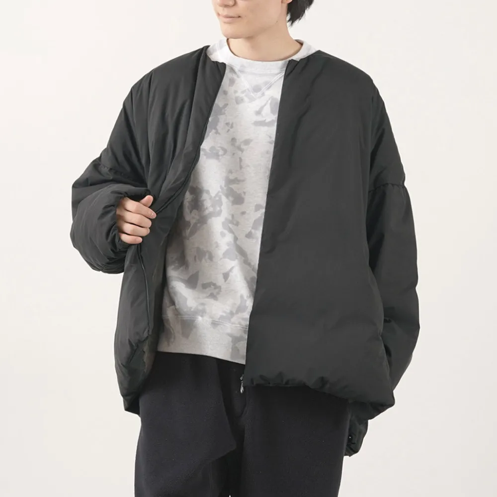 MIFFEW Down Wear^/ Collarless Over Down Jacket black