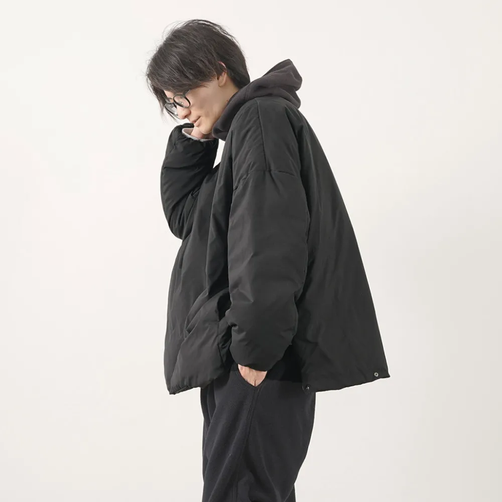 MIFFEW Down Wear^/ Collarless Over Down Jacket black