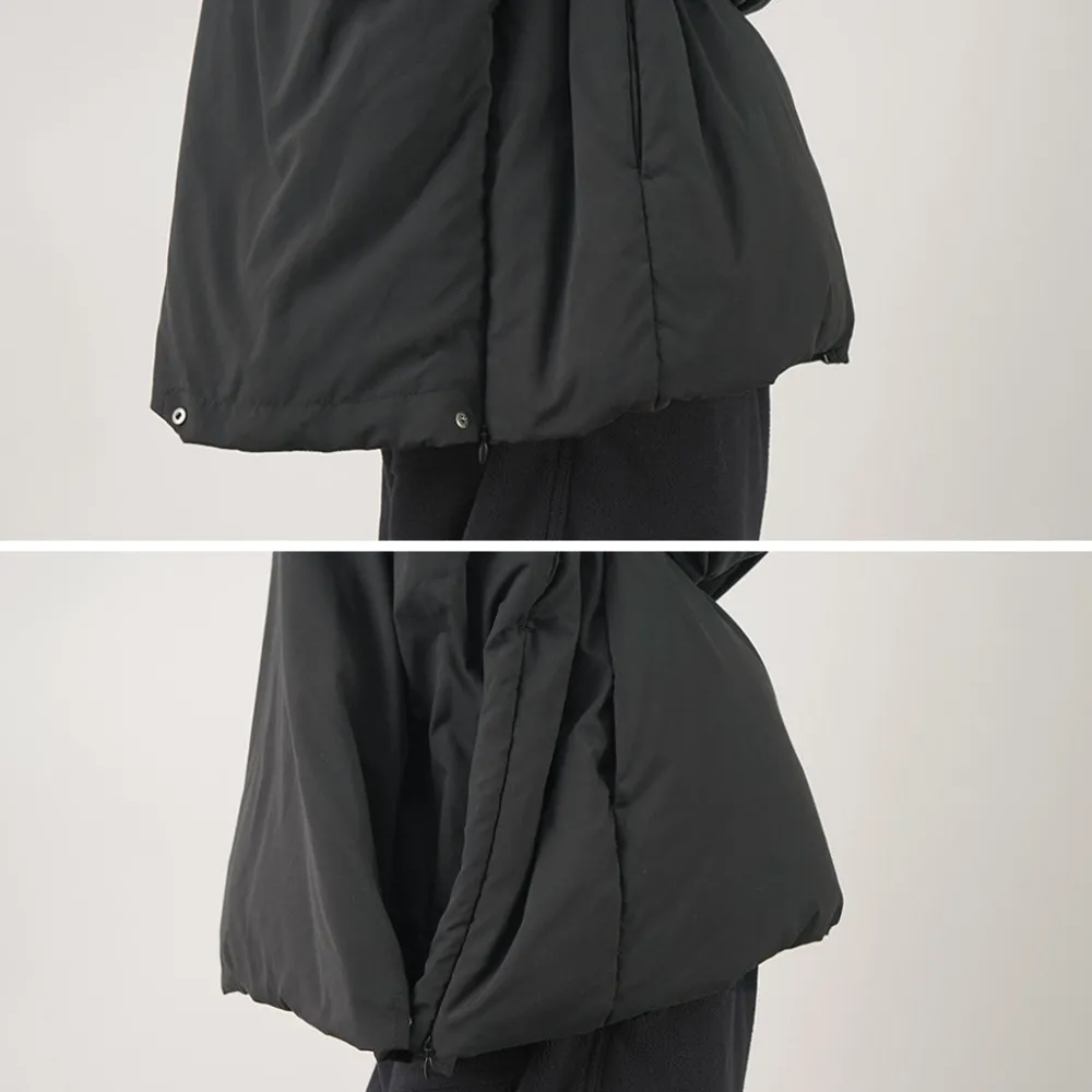 MIFFEW Down Wear^/ Collarless Over Down Jacket black