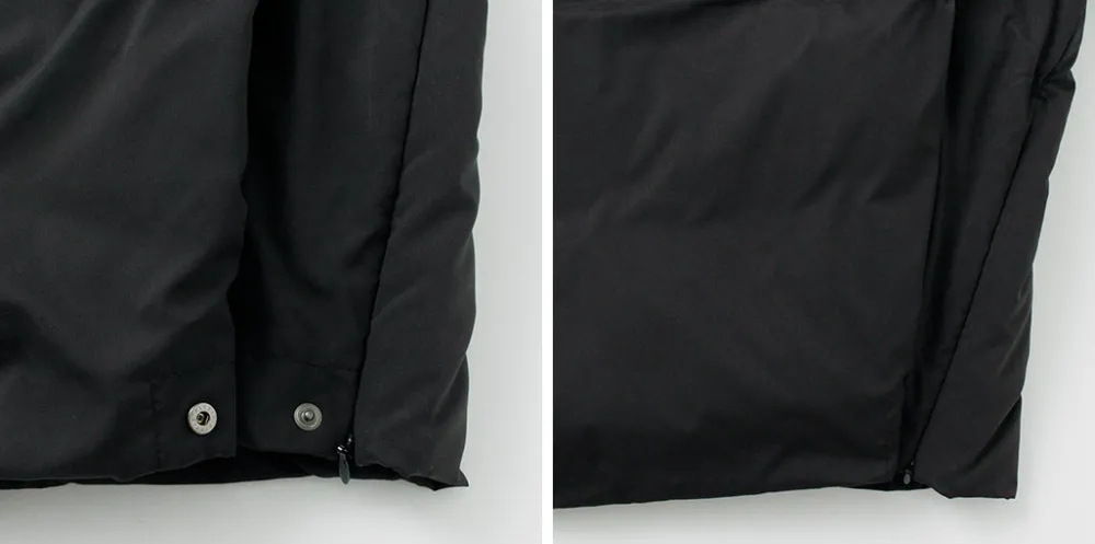 MIFFEW Down Wear^/ Collarless Over Down Jacket black