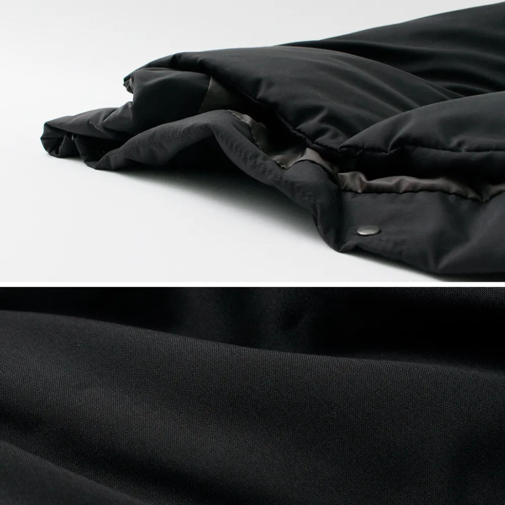 MIFFEW Down Wear^/ Collarless Over Down Jacket black