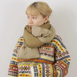 MIFFEW Scarfs^/ Reversible Down Muffler