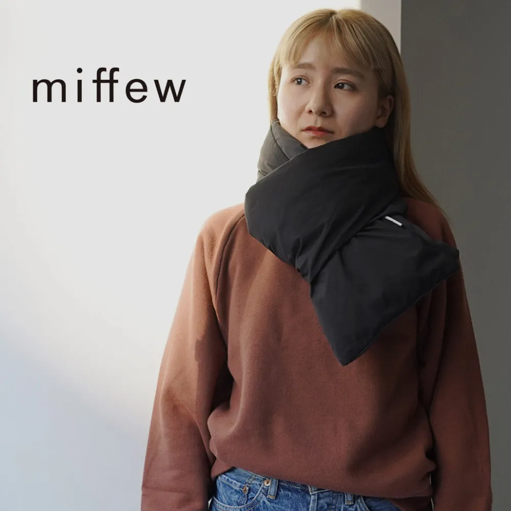 MIFFEW Scarfs^/ Reversible Down Muffler
