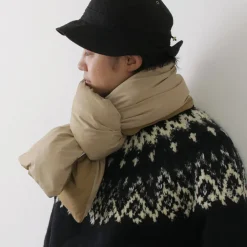 MIFFEW Scarfs^/ Reversible Down Muffler