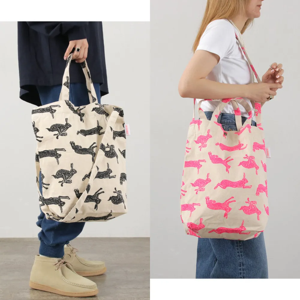 MIKAMI Tote Bags|Shoulder Bags^/ Cotton twill sling tote bag