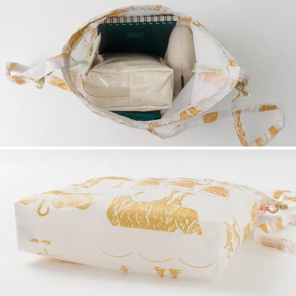MIKAMI Shoulder Bags^/ Printed Nylon Drawstring Bag Shoulder Bag