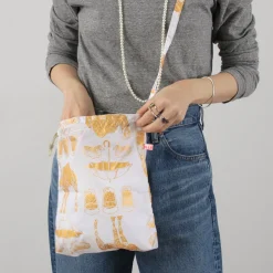 MIKAMI Shoulder Bags^/ Printed Nylon Drawstring Bag Shoulder Bag