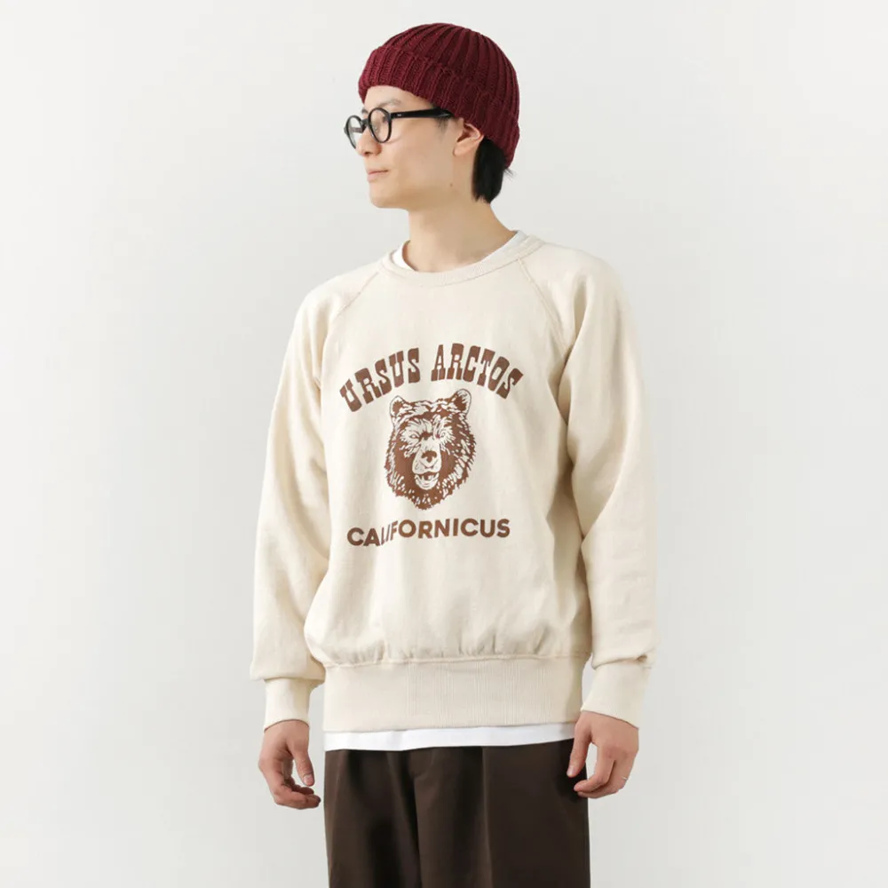 MIXTA Sweatshirts^/ URSUS ARCTOS raglan sleeve sweatshirt