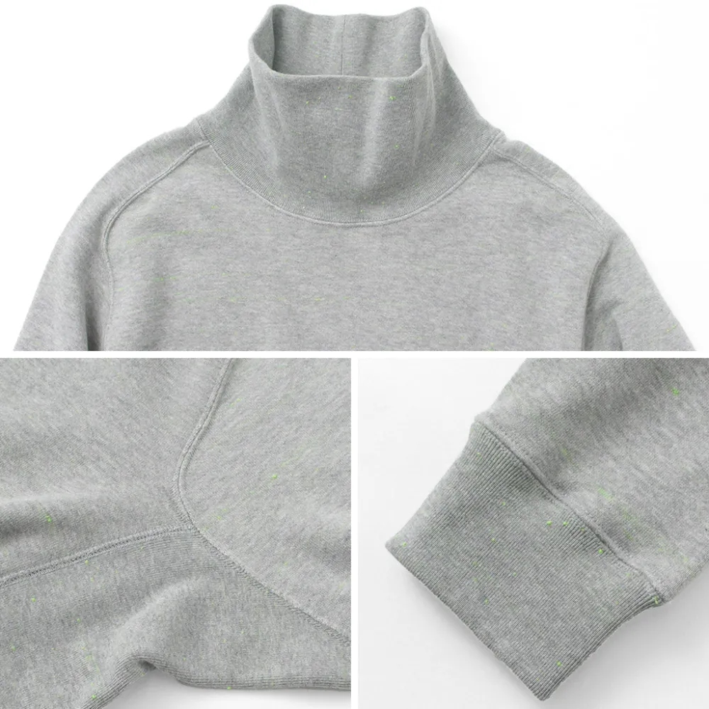 MOC T Sweatshirts^/ Bespoke Neon Hanging Lined High Neck PO gray