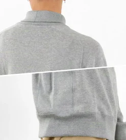 MOC T Sweatshirts^/ Bespoke Neon Hanging Lined High Neck PO gray