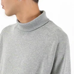 MOC T Sweatshirts^/ Bespoke Neon Hanging Lined High Neck PO gray