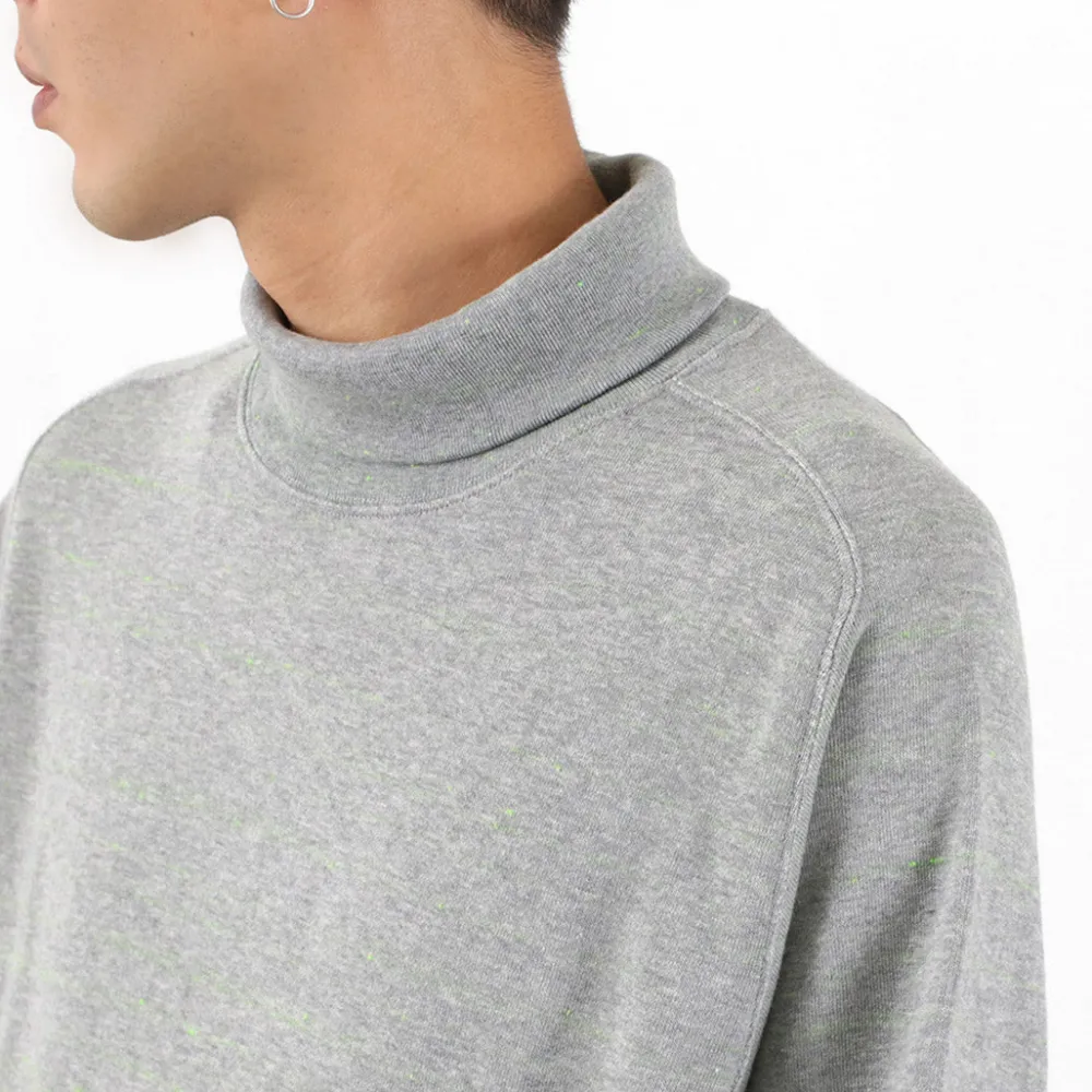 MOC T Sweatshirts^/ Bespoke Neon Hanging Lined High Neck PO gray