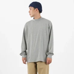 MOC T T-Shirts^/ Mock Neck L/S Tee