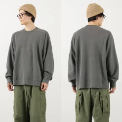 MOC T Sweatshirts^/ Neon Script Loopwheel Overdyed Raglan Long Sleeve Sweatshirt