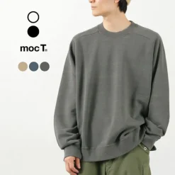 MOC T Sweatshirts^/ Neon Script Loopwheel Overdyed Raglan Long Sleeve Sweatshirt