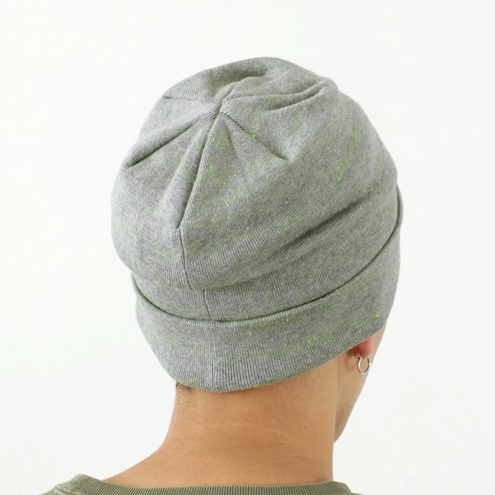 MOC T Hats^/ NEON SCRIPT REGULAR WEIGHT KNIT CAP gray