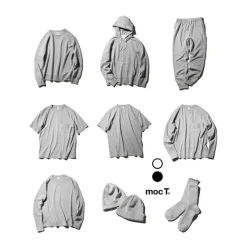 MOC T Hats^/ NEON SCRIPT REGULAR WEIGHT KNIT CAP gray