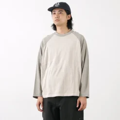 MOC T T-Shirts^/ Overdyed Baseball Long Sleeve Big Tee