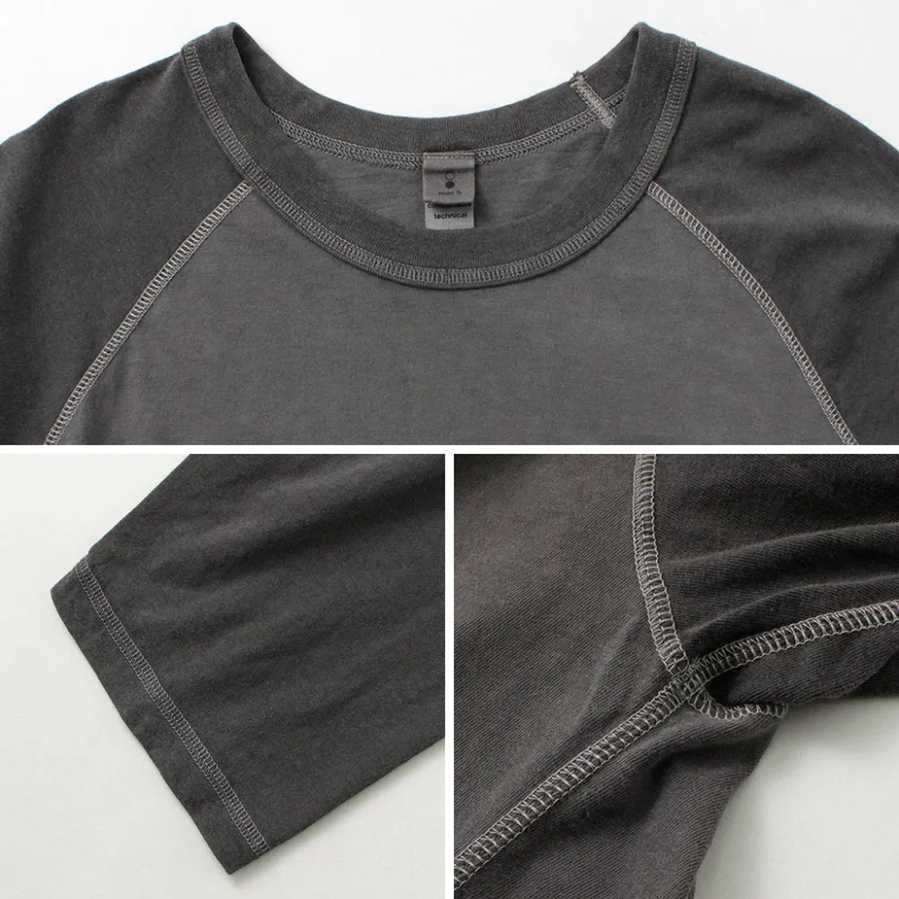 MOC T T-Shirts^/ Overdyed Baseball Long Sleeve Big Tee