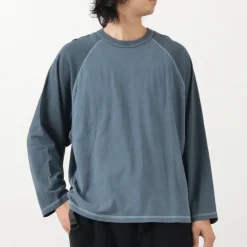 MOC T T-Shirts^/ Overdyed Baseball Long Sleeve Big Tee
