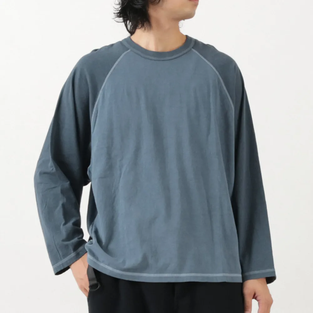 MOC T T-Shirts^/ Overdyed Baseball Long Sleeve Big Tee
