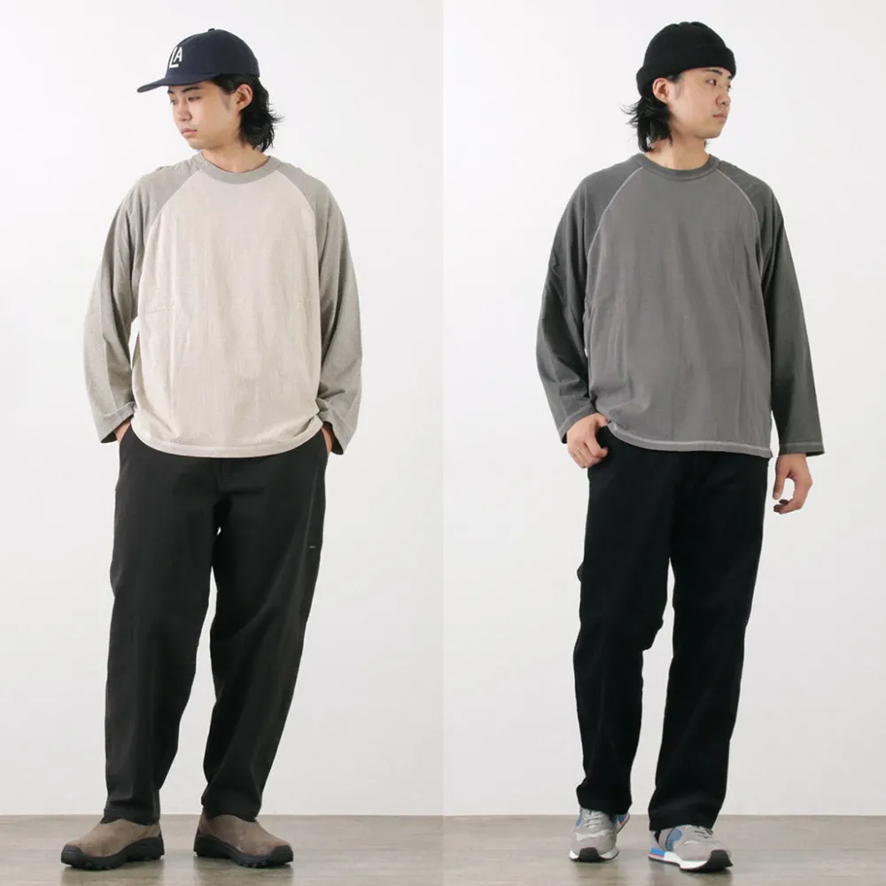 MOC T T-Shirts^/ Overdyed Baseball Long Sleeve Big Tee