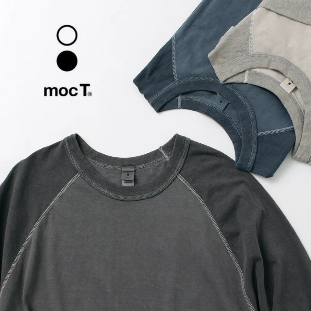 MOC T T-Shirts^/ Overdyed Baseball Long Sleeve Big Tee