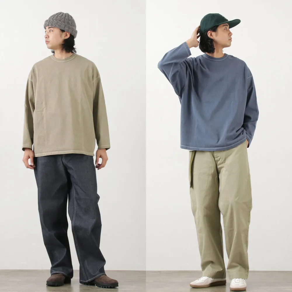 MOC T T-Shirts^/ Plating Jersey Crew Neck Long Sleeve Big Tee
