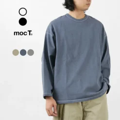 MOC T T-Shirts^/ Plating Jersey Crew Neck Long Sleeve Big Tee
