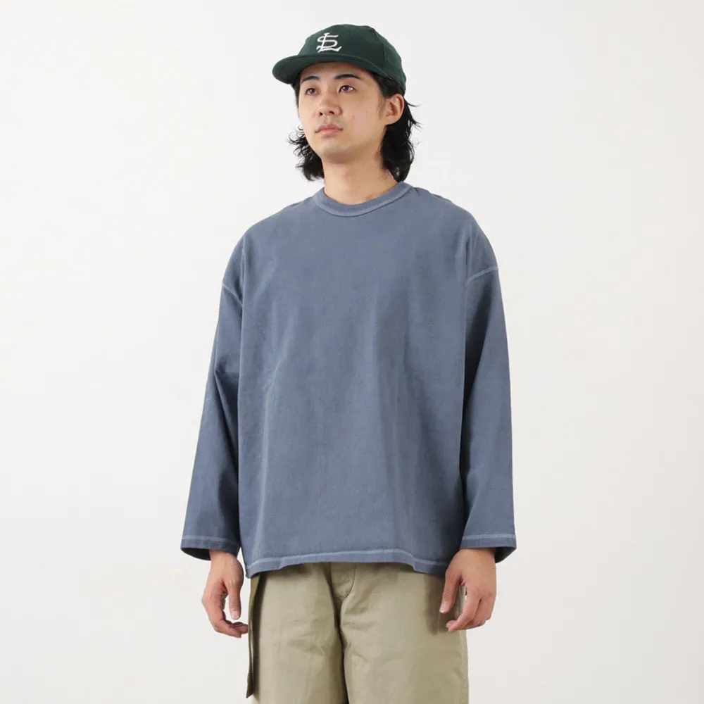 MOC T T-Shirts^/ Plating Jersey Crew Neck Long Sleeve Big Tee