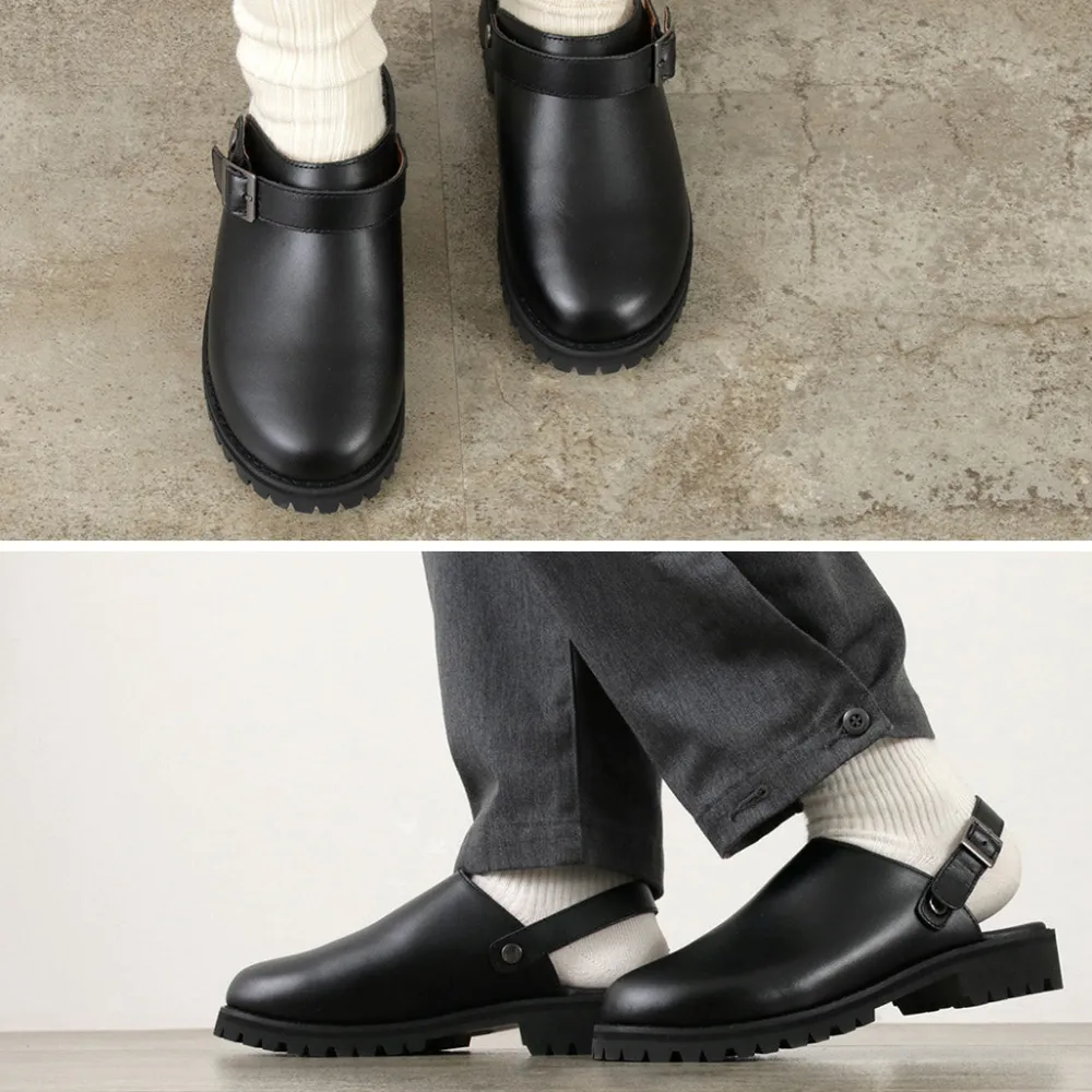 MOLLE SHOES Leather Shoes & Boots^/ Engineer Sandals black