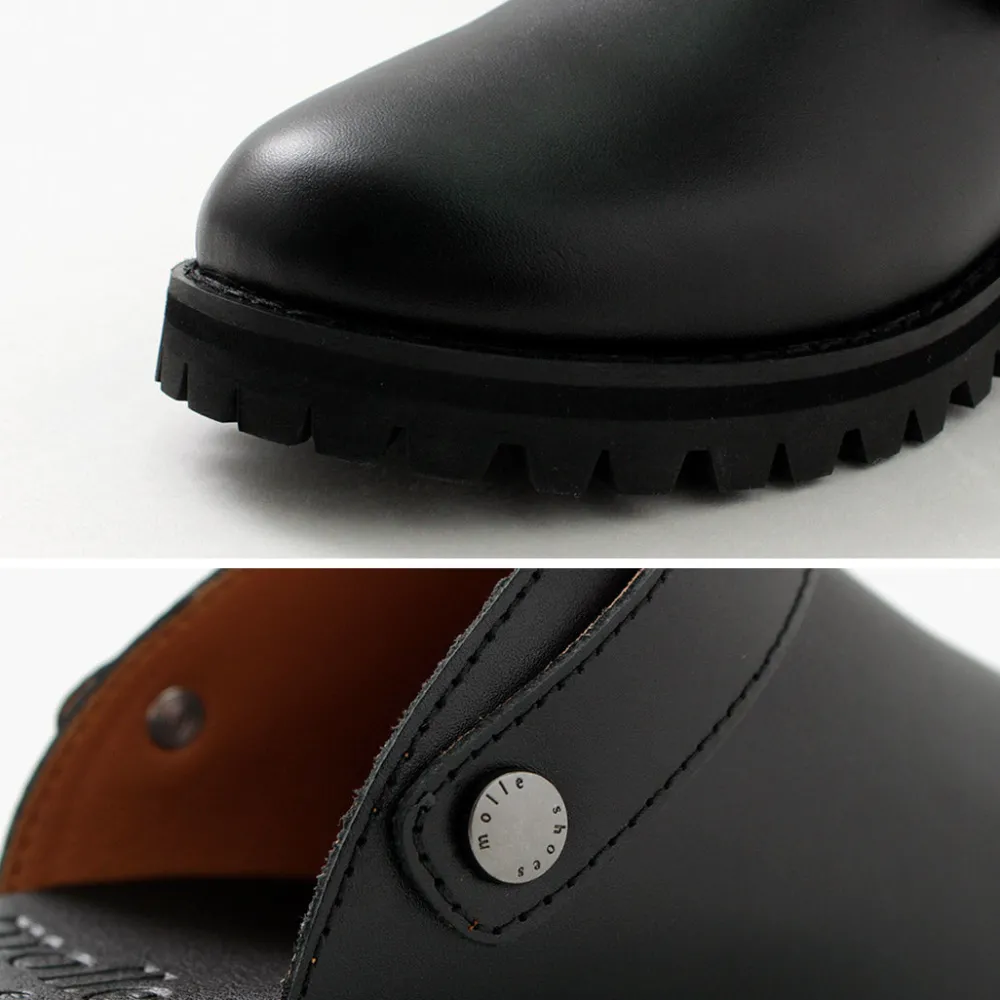 MOLLE SHOES Leather Shoes & Boots^/ Engineer Sandals black