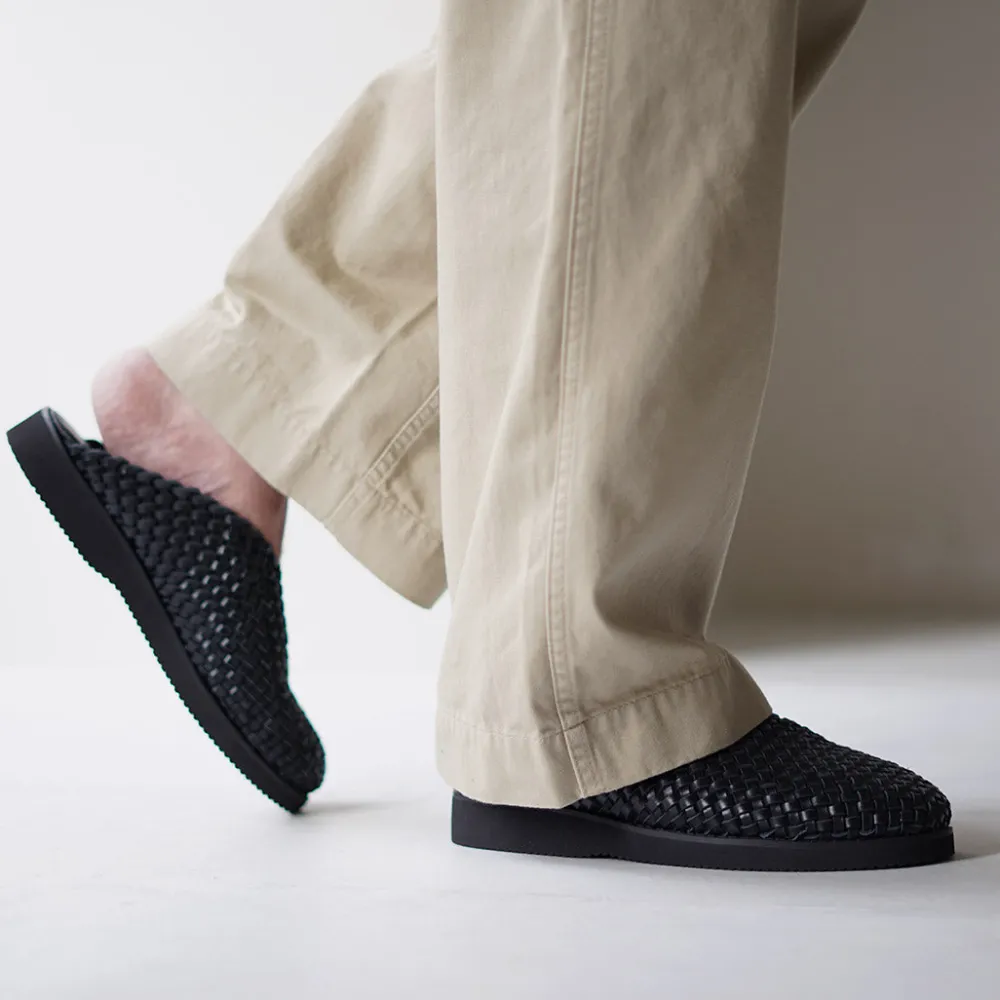 MOLLE SHOES Sandals^/ Woven Leather Crog Sandals