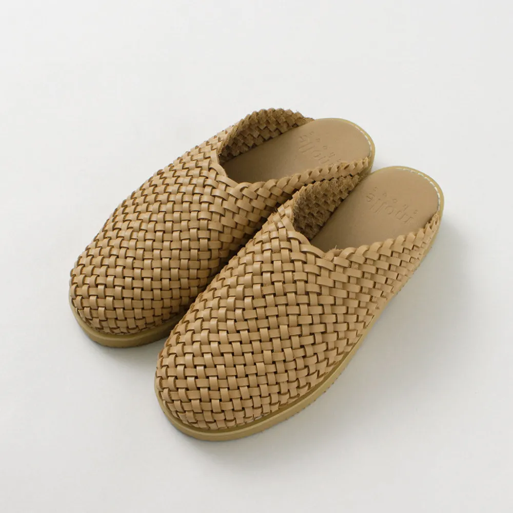 MOLLE SHOES Sandals^/ Woven Leather Crog Sandals