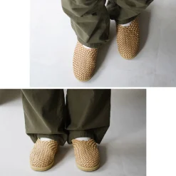 MOLLE SHOES Sandals^/ Woven Leather Crog Sandals