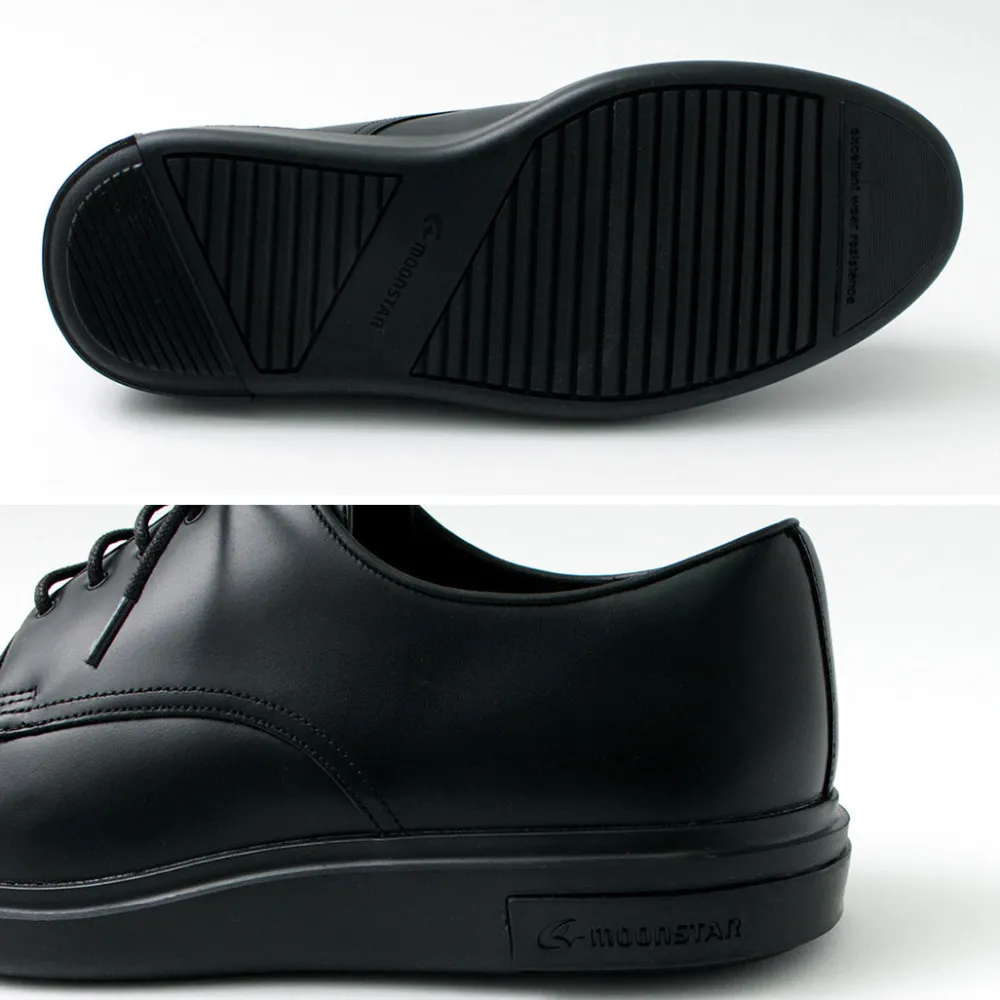 MOONSTAR Leather Shoes & Boots^/ Breathable Waterproof Leather Derby Shoes